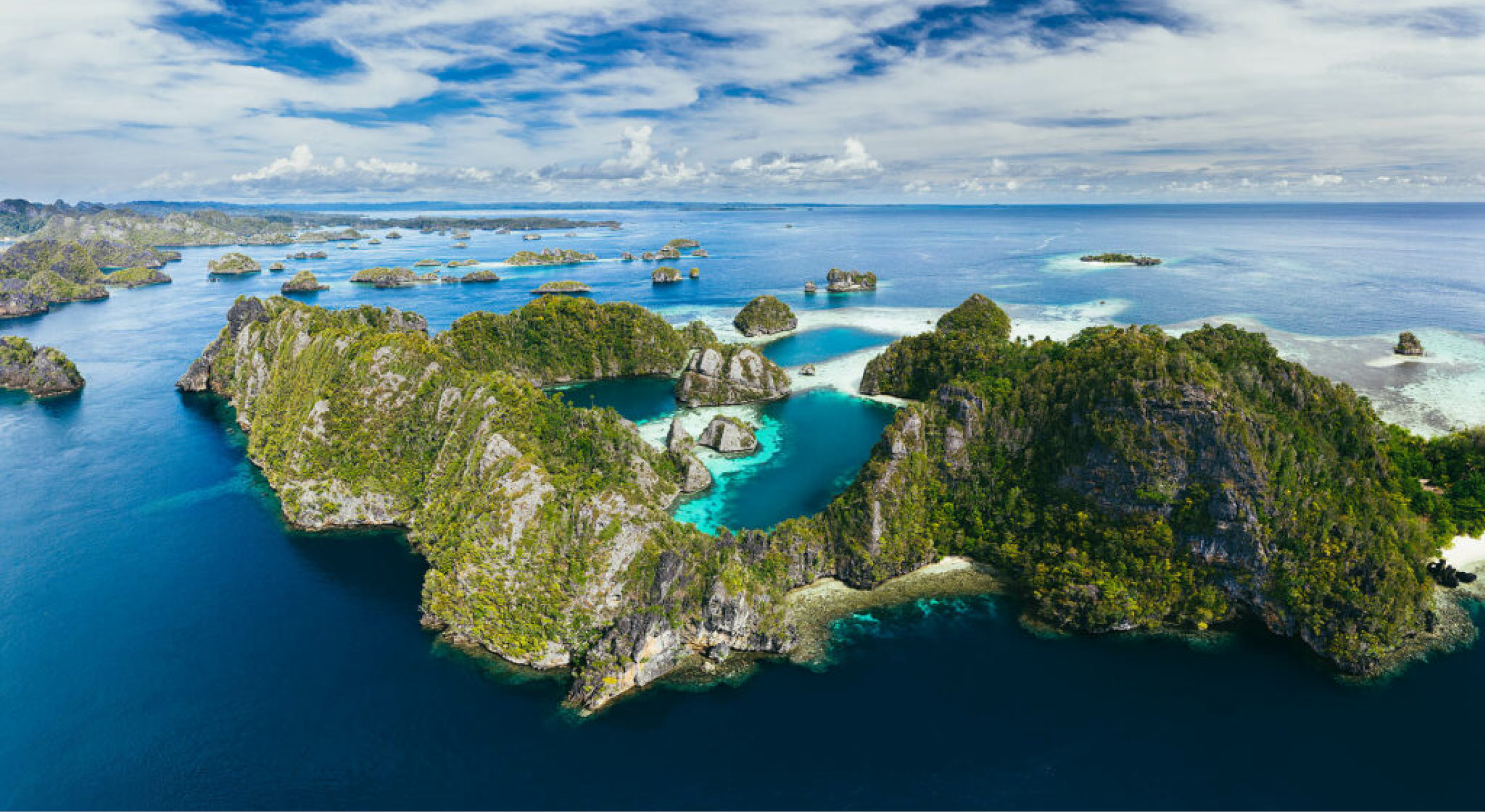 An enormous atoll can be found3