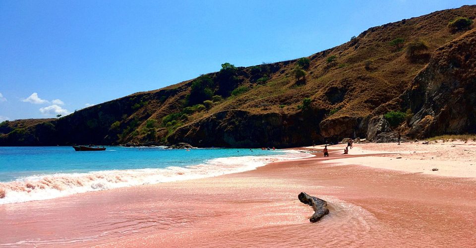 pink beach